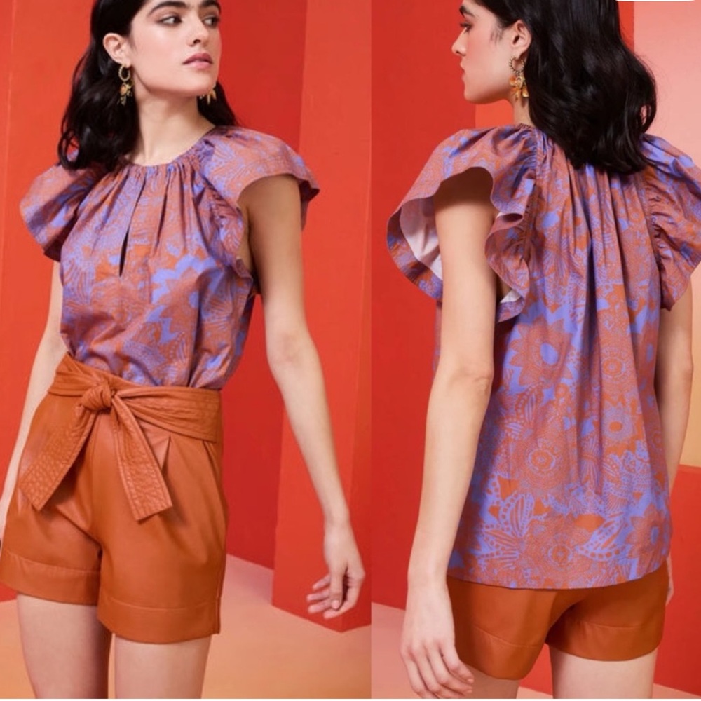 Rare Marie Oliver Amber Blossom Kara Top